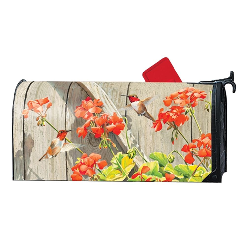 Magnet Works, Ltd. Hummingbirds with Geraniums MailWrap