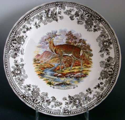 Churchill Vintage Game Round Platter Chop Plate Charger