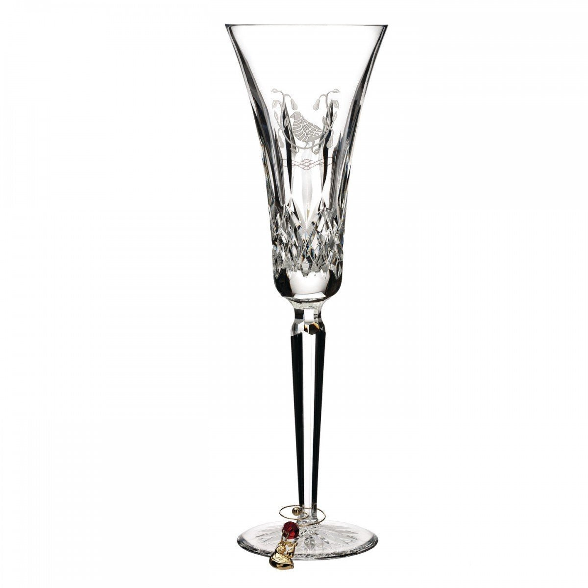 12 Days Lismore Partridge Champagne Flute 2015 Color: Clear