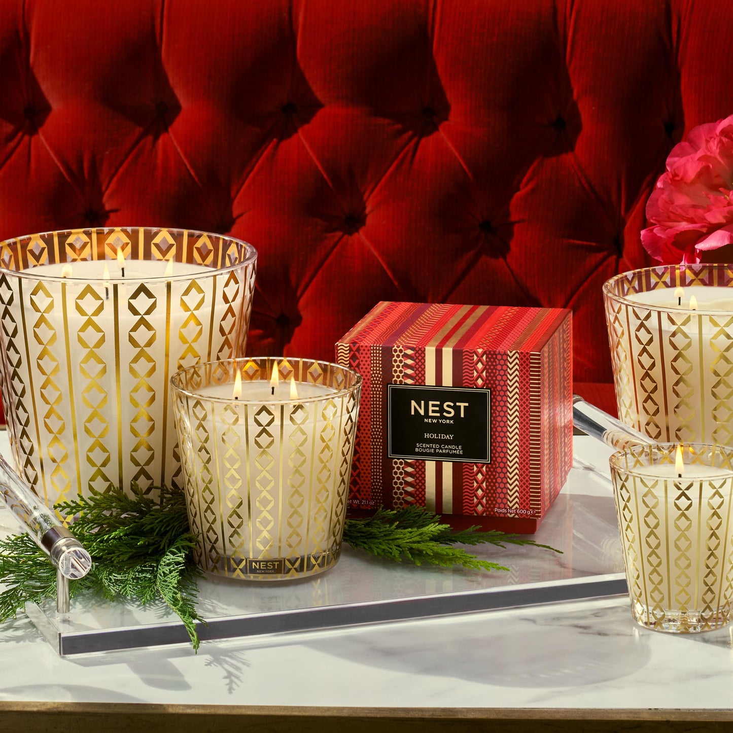 NEST New York Holiday Scented Grand Candle